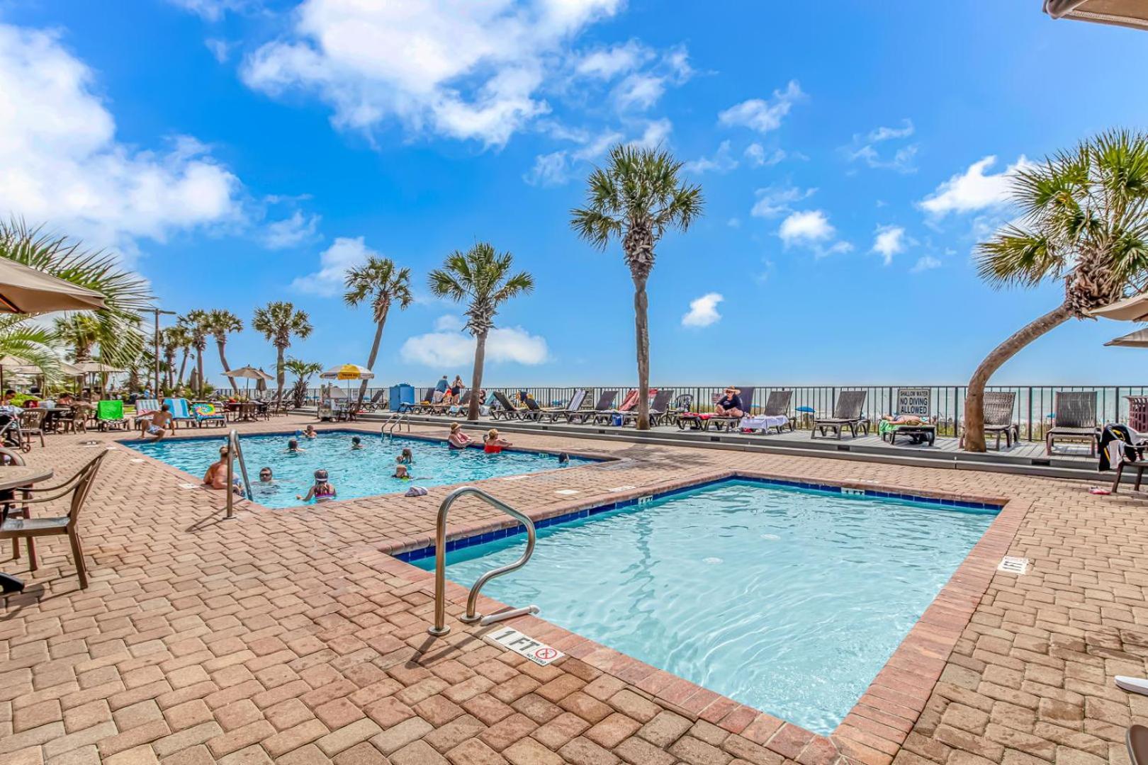Ocean Front Queen Suite With Panoramic Views! - Compass Cove Unit 964 Миртъл Бийч Екстериор снимка